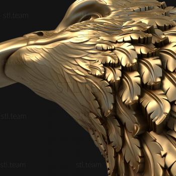 3D model Eagle's head (STL)